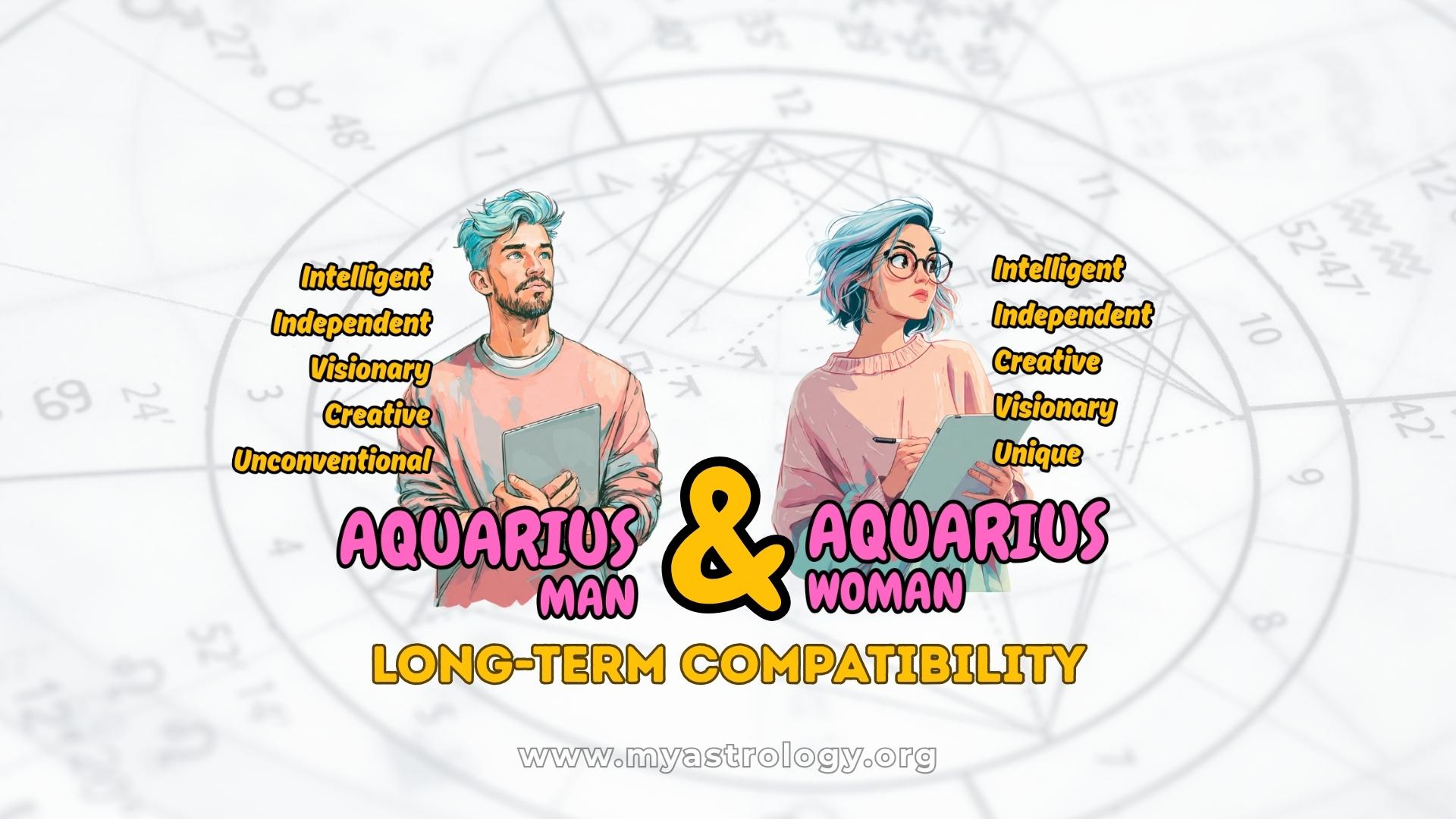 Aquarius Man and Aquarius Woman Relationship Harmony