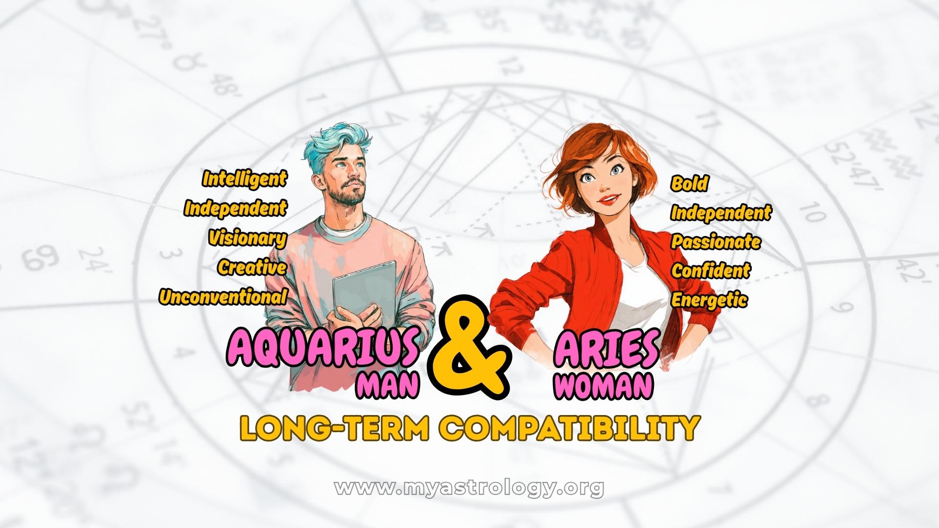 Aquarius Man and Aries Woman Romantic Friendship