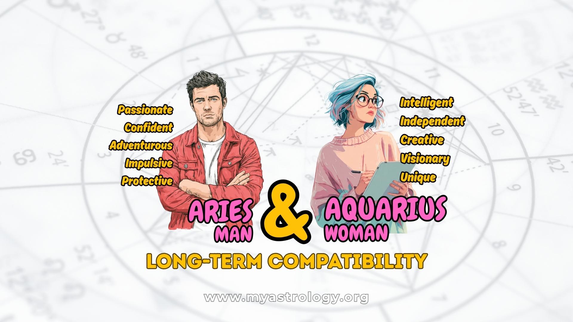 Aries Man and Aquarius Woman Best Friends in Love