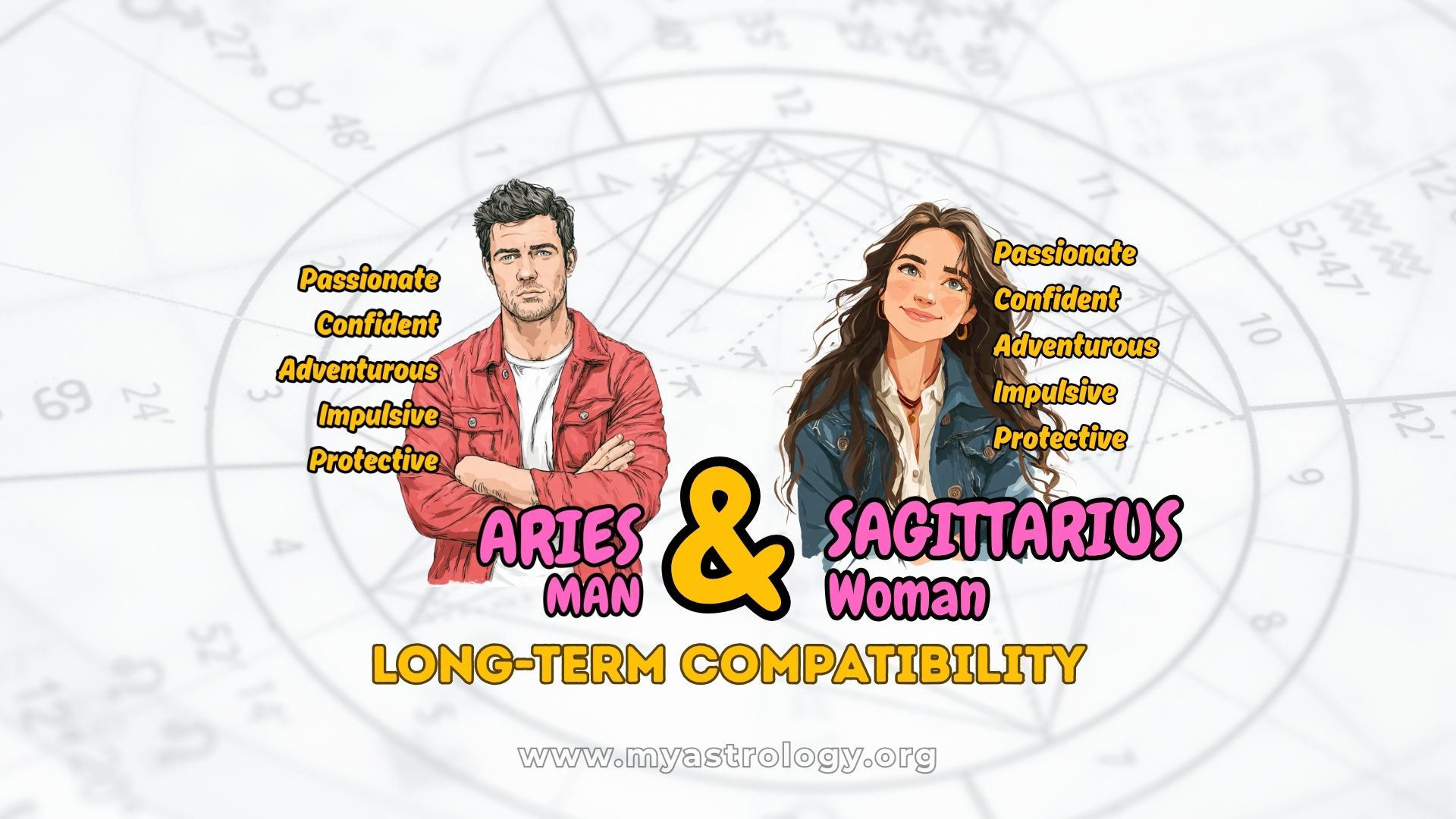 Aries Man and Sagittarius Woman Perfect and Fast Love Match