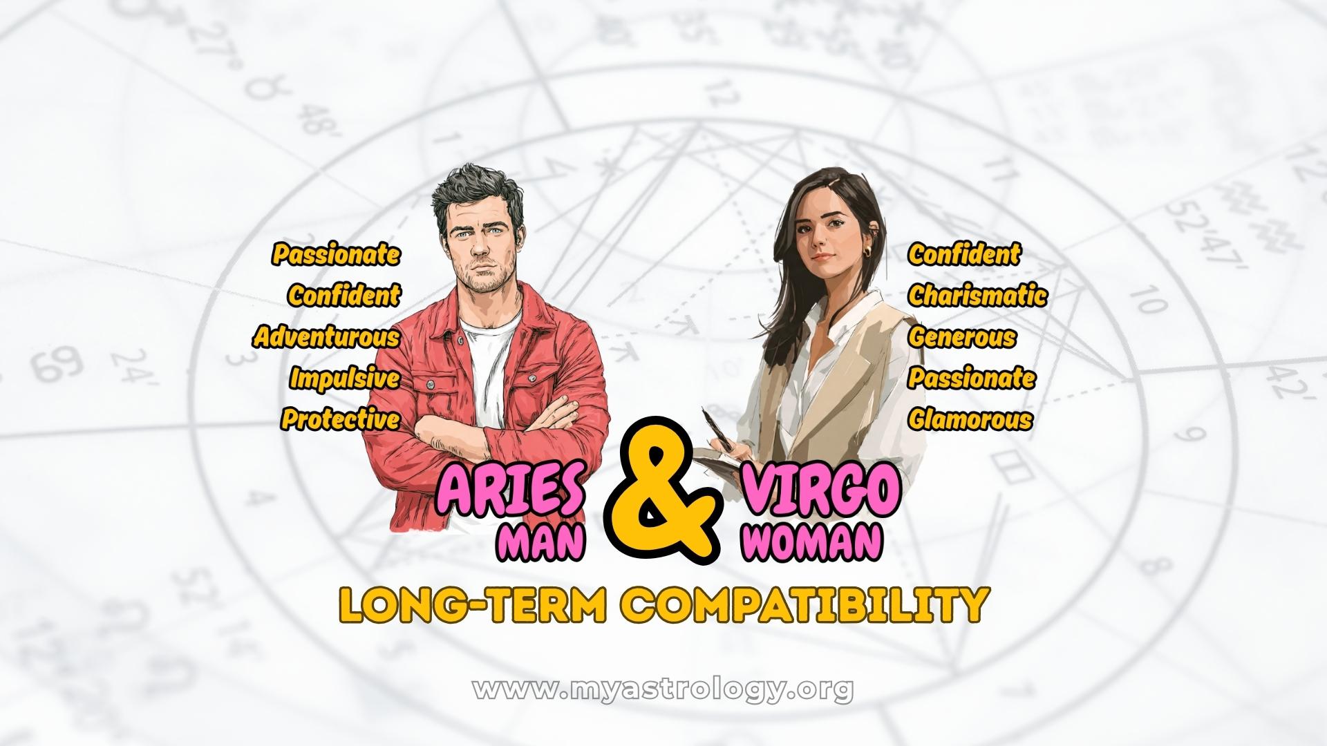 Aries Man and Virgo Woman Mature and Trusting Relationship