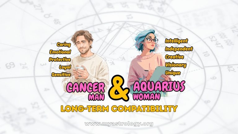 Cancer Man and Aquarius Woman Growing Harmony