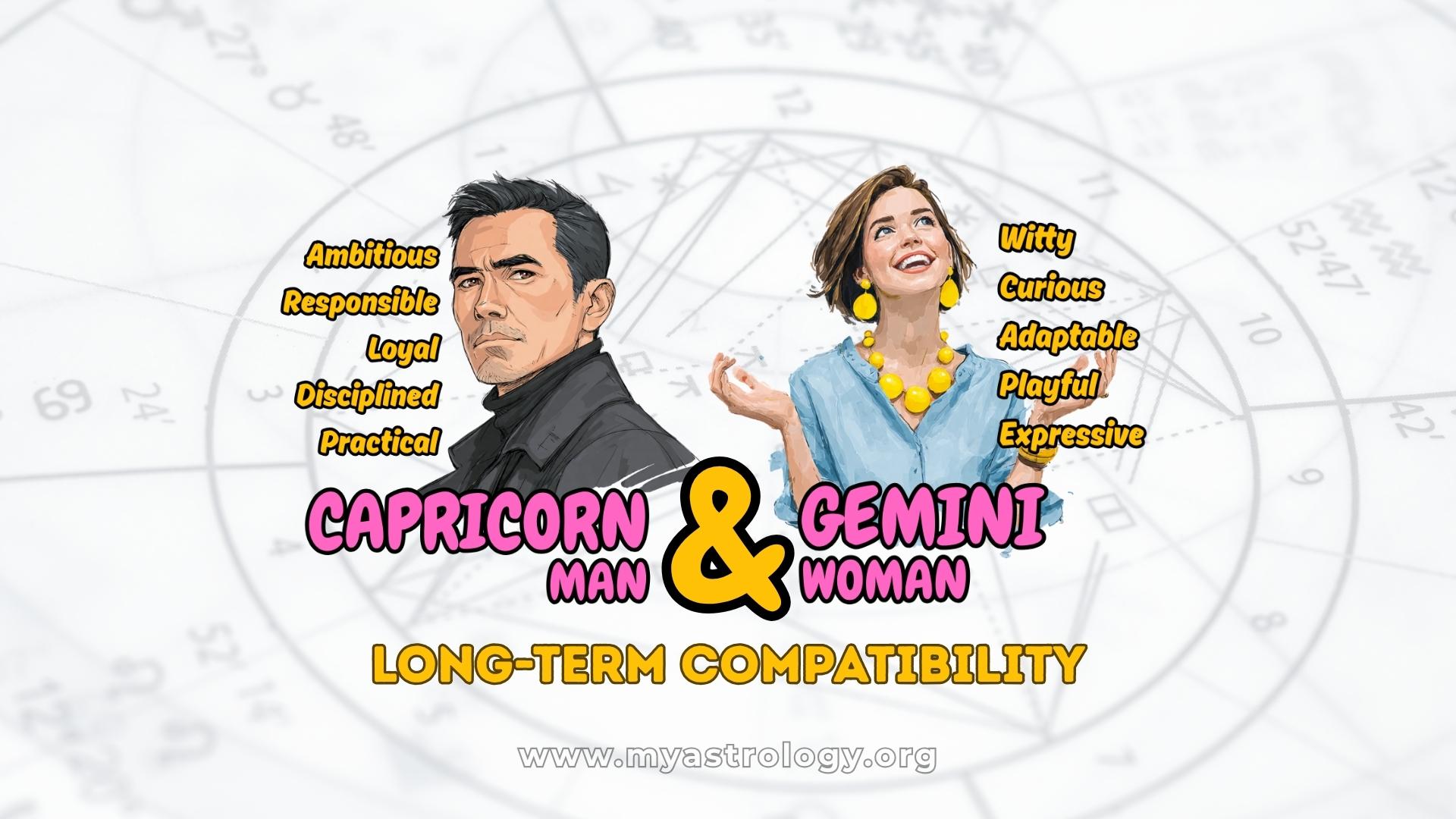 Capricorn Man and Gemini Woman Trust and Adaptation