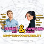 Gemini Man and Capricorn Woman Balanced Independence