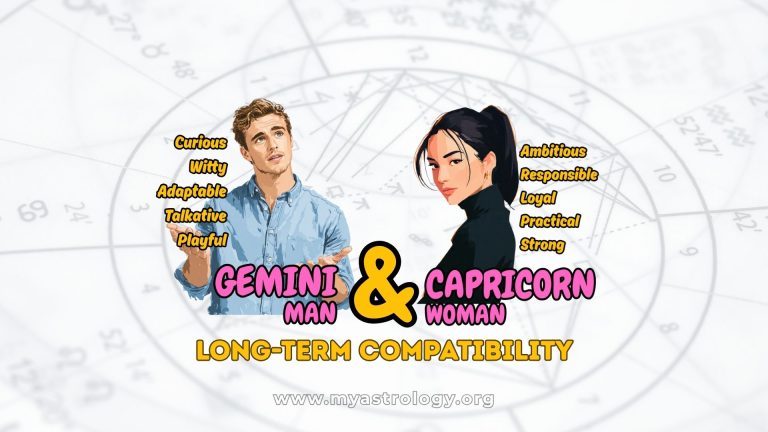 Gemini Man and Capricorn Woman Balanced Independence
