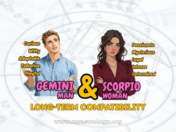 Gemini Man and Scorpio Woman Opposites with Deep Chemistry
