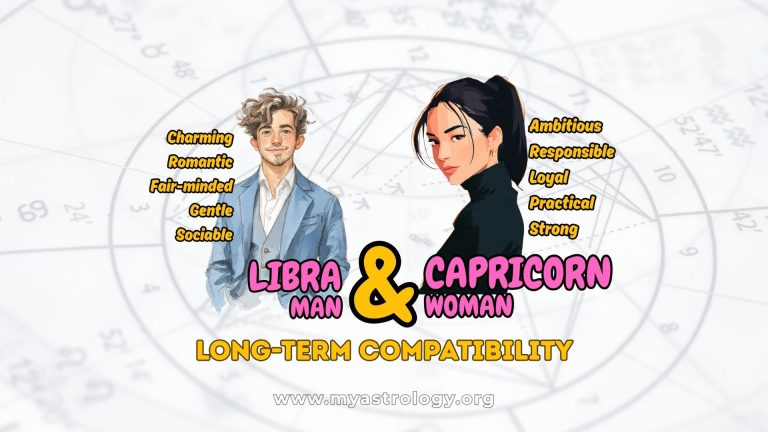 Libra Man and Capricorn Woman Cheerful Stability