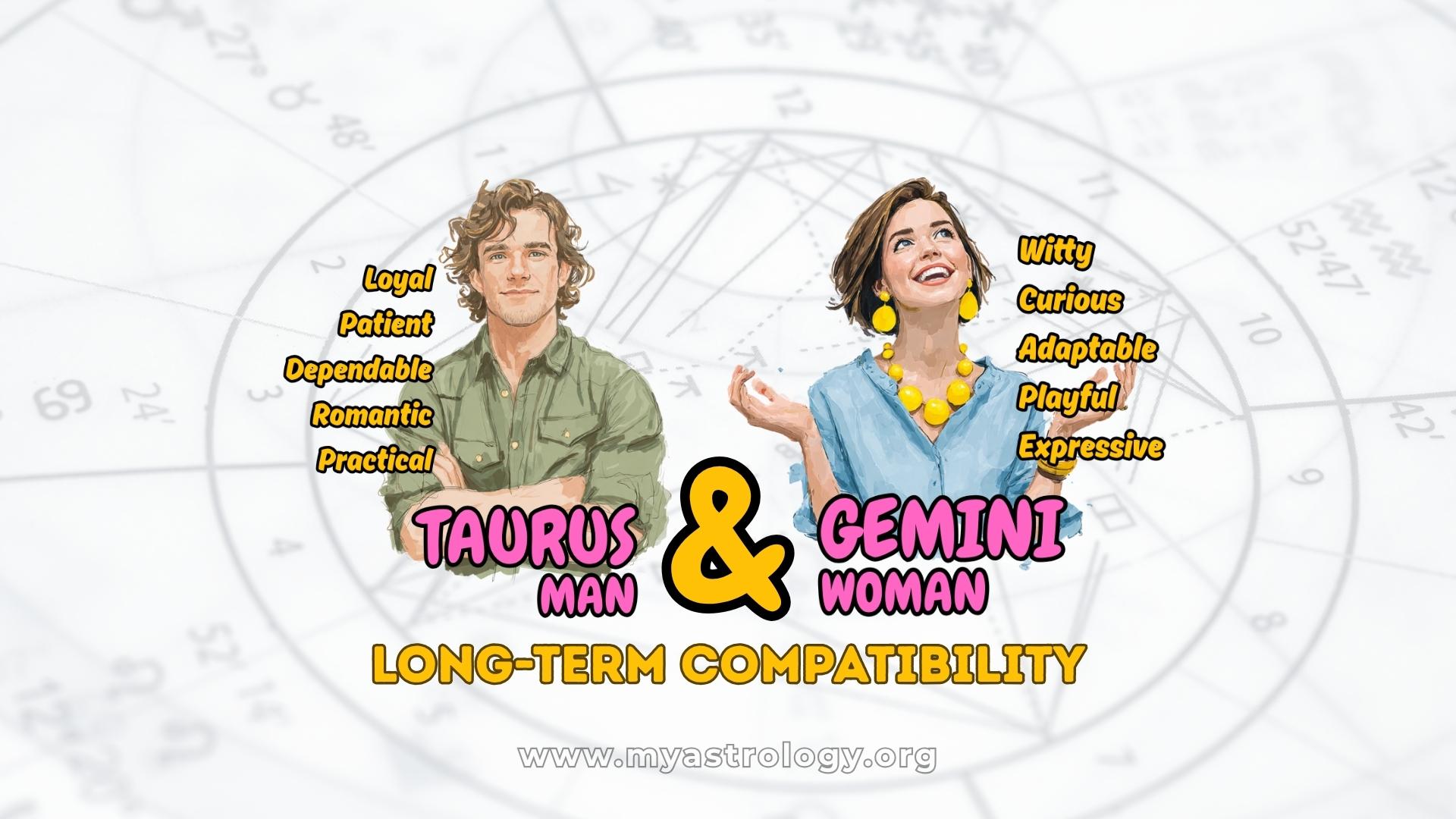 Taurus Man and Gemini Woman Natural and Effortless Bond