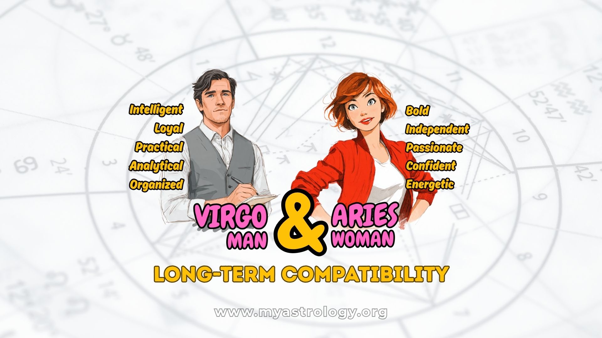 Virgo Man and Aries Woman Comforting and Free Relationship