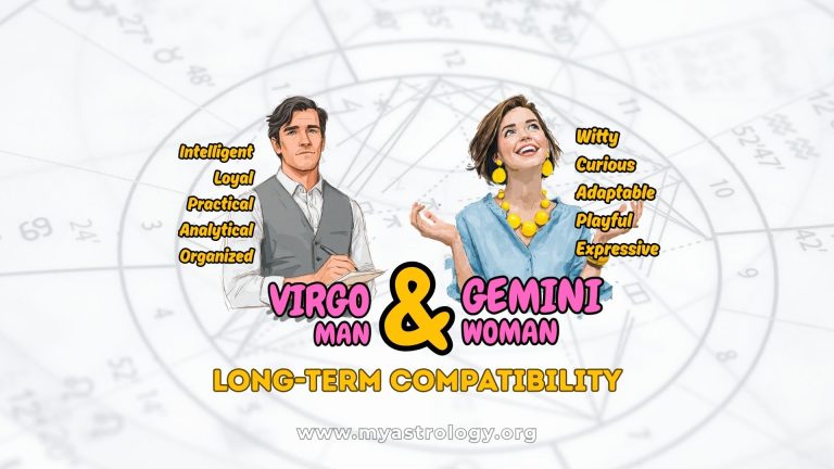 Virgo Man and Gemini Woman Lively and Communicative Love