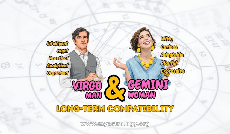 Virgo Man and Gemini Woman Lively and Communicative Love